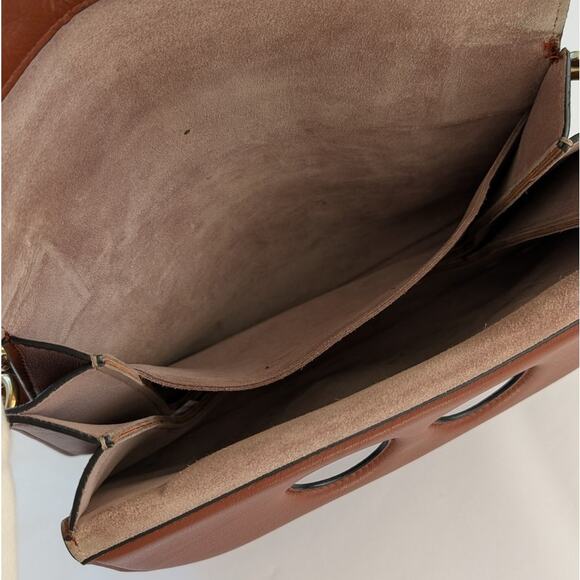 JW Anderson Pierce Brown Leather Medium Handbag Shoulder Bag - Picture 7 of 12